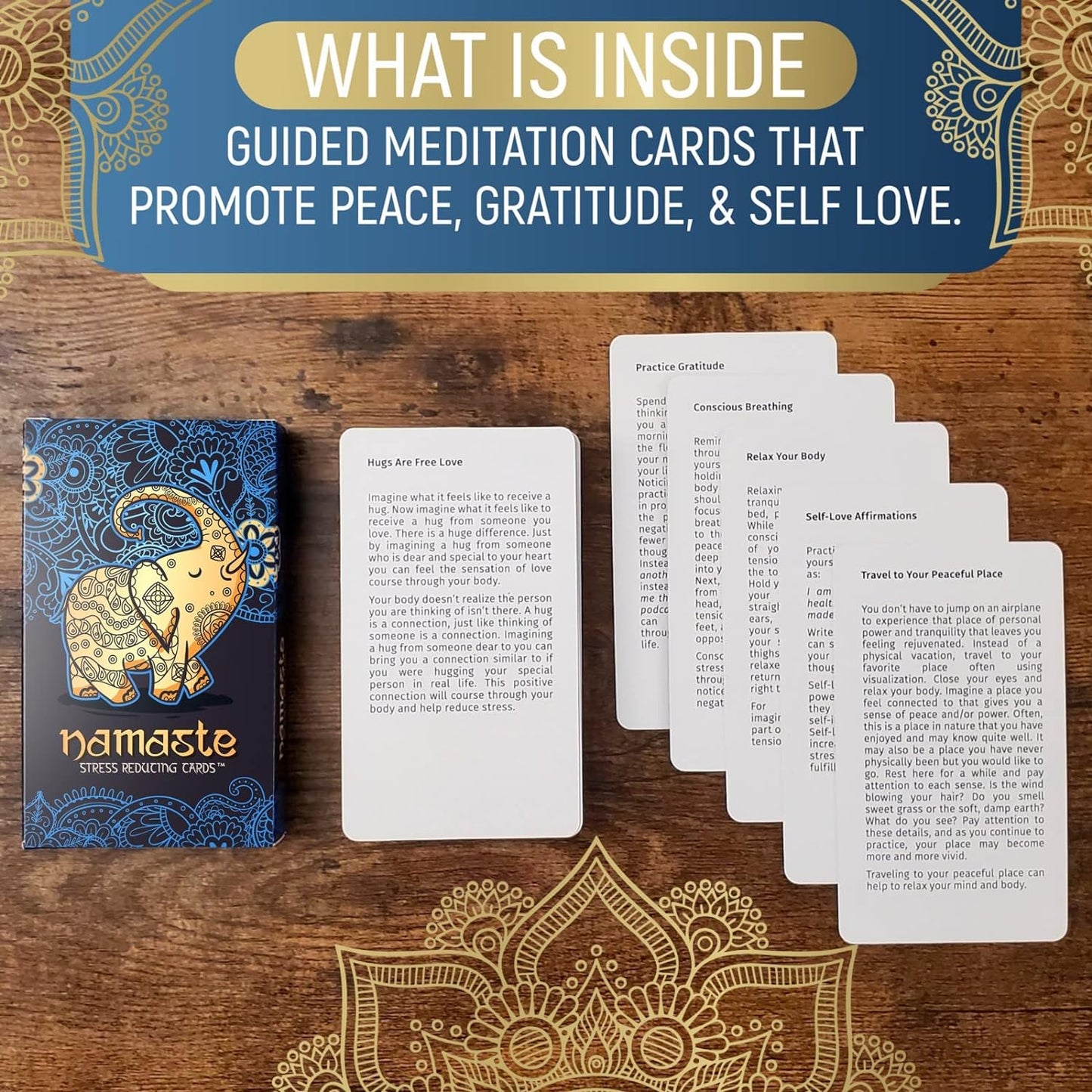 Namaste Stress Reducing Cards