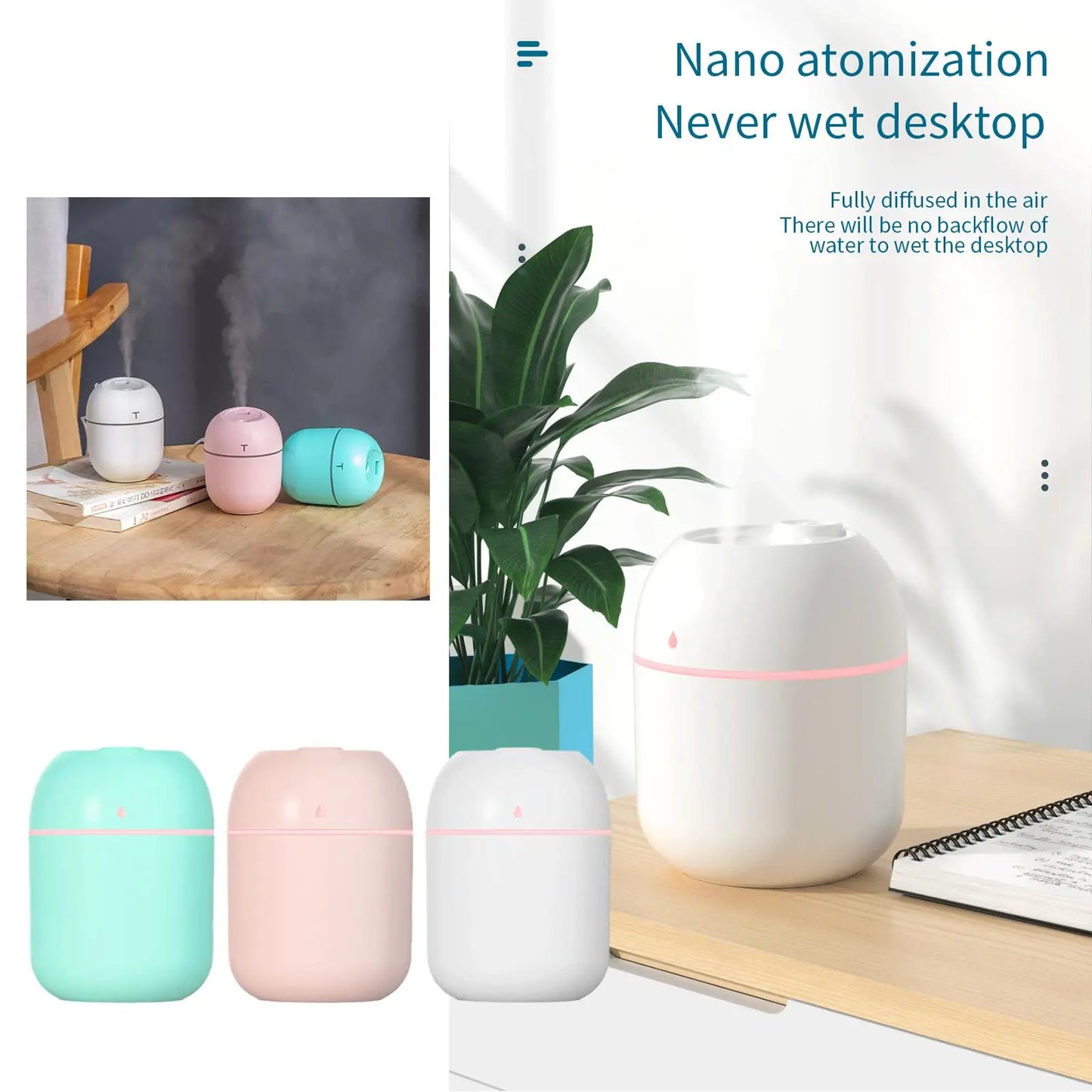 Portable Aroma Mist Humidifier